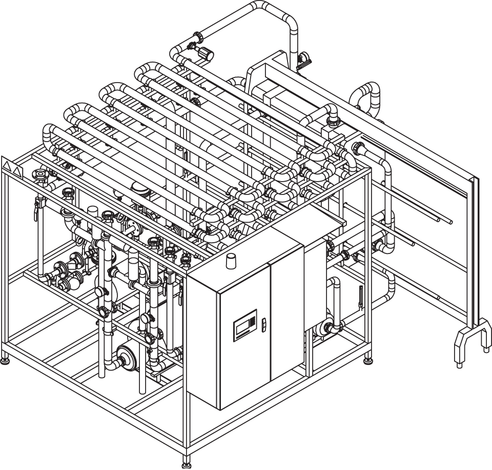 Flexitherm beer pasteurization wireframe